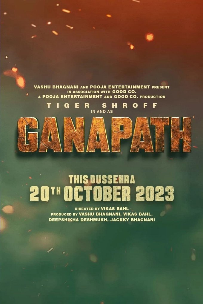 Ganapath movie poster