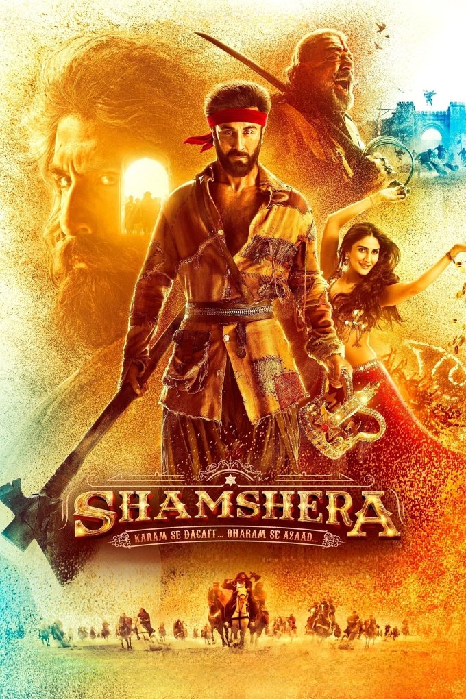 Shamshera movie poster